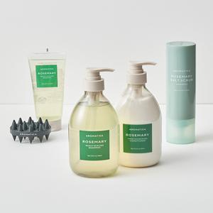 [아로마티카] 컬리온리 탈모케어 세트(+로즈마리 샴푸 180ml + 샴푸 브러쉬 추가 증정, 27,000원 상당)