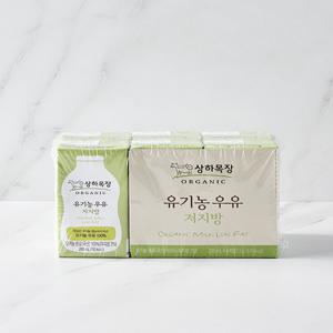 [상하목장] 유기농 저지방 멸균 우유 (200mL X 6팩)