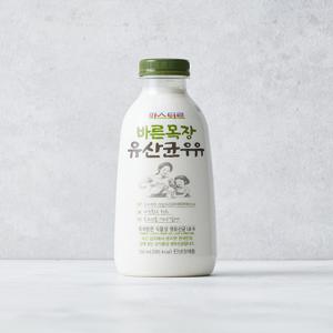 [파스퇴르] 바른목장 유산균 우유 750mL