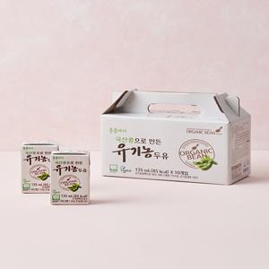 [콩콩아이] 국산콩으로 만든 유기농 두유 (135mL X 10팩)