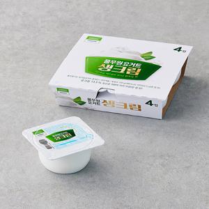 [풀무원다논] 생크림 요거트 플레인 (80g X 4개입)