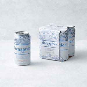 [호가든 0.0] 논알콜 음료 (500ml x 4캔) (성인용)