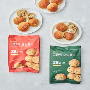 [식단빵] 고단백 모닝롤 3종 (6개입) (택1)