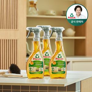 [김혜자 세제] 독일 가전/가구표면 오렌지 멀티클리너 500ml 3개