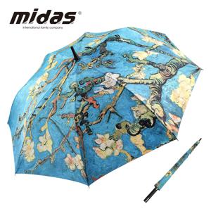 마이다스 65명화 아몬드나무꽃 대형 자동 장우산