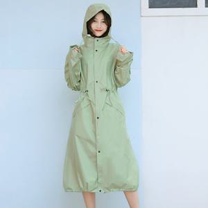 [아일렌] 트렌드 남녀공용 바람막이 레인코트 XL   민트  비옷