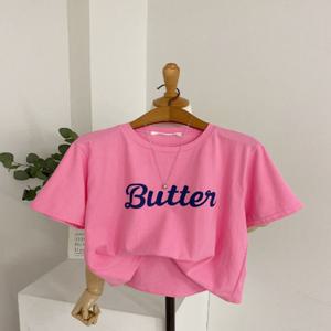 [브리치] 헤이븐 / 1+1 타빗 버터 세미크롭 반팔 티셔츠(3color)
