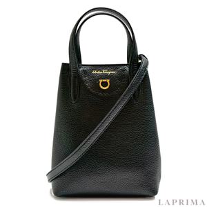 [FERRAGAMO]  간치니 미니 숄더 겸 크로스백 21-2964 NERO 758946