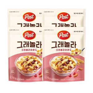 포스트 그래놀라 크랜베리 570g x4개