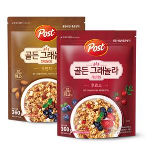 골든 그래놀라 후르츠360g+크런치360g+랜덤 기프트