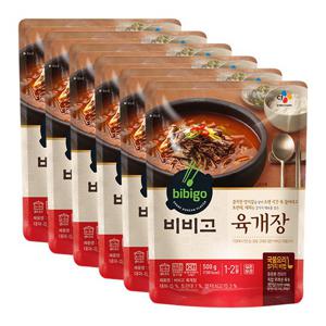 CJ 비비고 육개장 500g X 6개