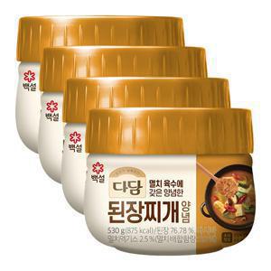 다담 된장찌개양념 530G 4개