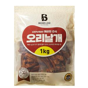 빈즈라이크 오리 날개 1Kg 원료부터 생산까지 국내산