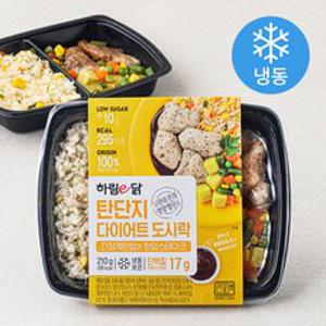 하림이닭 탄단지다이어트 도시락 간장계란밥과 한입스테이크 (냉동), 210g, 2개