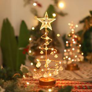 FWD 수정나무등 크리스마스 트리 소야등 LED 분위기 램프 로맨틱한 분위기 크리스마스 분위기, 따뜻한 색, 1개