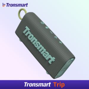 Tronsmart Trip 휴대용 블루투스 스피커 출력10W 최대20시간 IPX7방수 TWS페어링 3.5mmAUX 캠핑용, gray