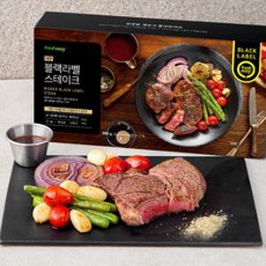 프레시지 더큰 블랙라벨 스테이크 세트, 580g, 1개