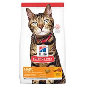 힐스 어덜트 라이트 고양이사료, 피부/털개선, 2kg, 1개