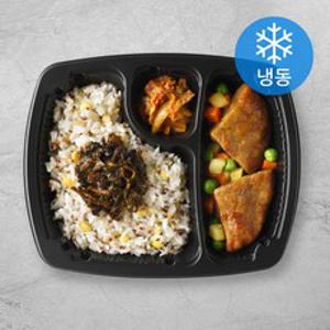 도시락연구소 강된장비빔밥 & 두입떡갈비 (냉동), 225g, 3개