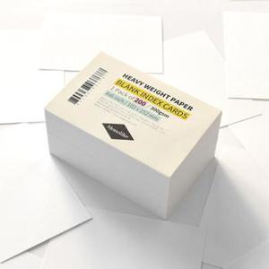 아트박스/모노라이크 블랭크 인덱스카드 화이트 200매 - 4x6