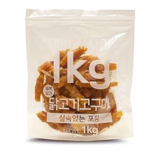 테비 강아지 간식 사사미 애견 간식 닭고기고구마 1kg (WD29E4F)