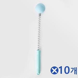 스프링 골프공 안마기 셀프마사지 32cm-색상랜덤x10개