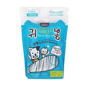 강아지 에티펫 귀봉 100개입 1P 고양이 귀청소 면봉 (WD4D800)