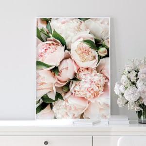 부케 모란 꽃 액자 보테니컬 그림 인테리어 포스터
