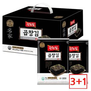 3+1 곱창김 무조미전장김 10봉 선물세트/광천김