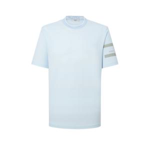 헤지스 골프 24SS 블루 면 반팔 라운드 티셔츠 HUTS4B322B1