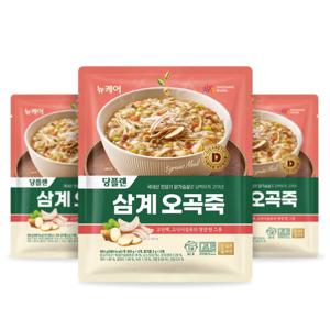 [본사직영] 뉴케어 당플랜 삼계 오곡죽 (600g) 3봉