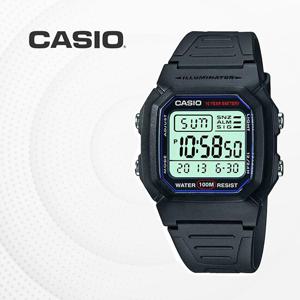 카시오 CASIO 군인 군용 군대 전자 손목시계 방수시계 W-800H-1A