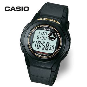 [정품] CASIO 카시오 F-200W-9A 스포츠 전자 군인 손목시계