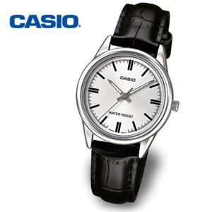 [정품] CASIO 카시오 LTP-V005L-7A 여성 야광 가죽 손목시계