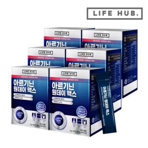 라이프허브 아르기닌 원데이 맥스 6세트 (5g x 180포) 6개월분