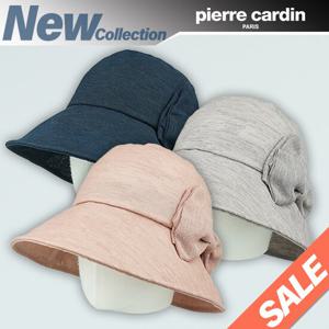 [햇츠온]pierre cardin 여성 여름 벙거지 햇 모자 C3-1323 AA-39