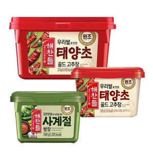 [CJ] 해찬들 골드고추장2KG+골드고추장500G+쌈장500G