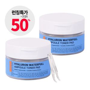 (1+ 1)푸드어홀릭 히알루론 워터풀 앰플 토너패드 70매(120ml)