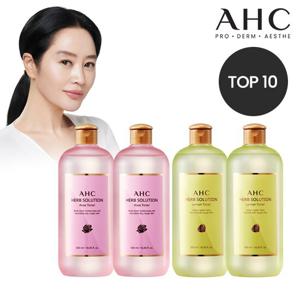 [골드위크] AHC 허브솔루션 대용량 토너 500ml+500ml/택1