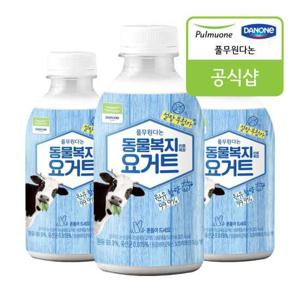 [풀무원 다논] 동물복지 요거트 (500ml)X3개