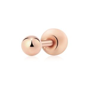 [비앤비골드] 18K 버블 하프볼 3.0mm 피어싱(한쪽) NPE24085