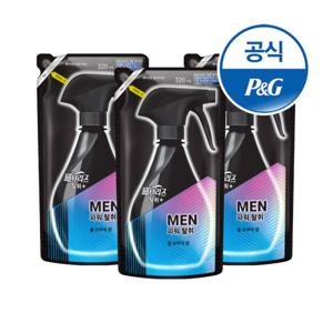 페브리즈 포맨 섬유탈취제 쿨아쿠아 320ml 리필 3개