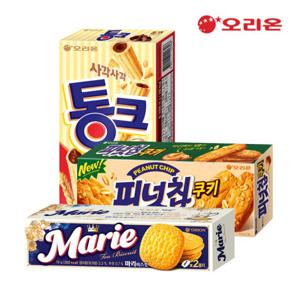 [오리온] 통크(45g)x4+ 마리 비스킷(74g)x3+ 피넛칩쿠키(104g)x3