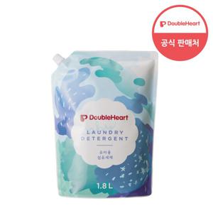 [더블하트] 유아용 세탁세제 1800ml 파우치