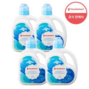 [더블하트] 유아용 세탁세제 1200ml 용기 2+2