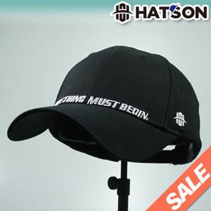 [햇츠온]HATSON 브랜드 남여 하드 볼캡 야구 모자 K0SM432BK AD