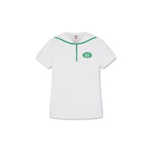 왁[WAAC]골프 (WWTCM23214WHX)여성 세일러 에리 반팔 티셔츠
