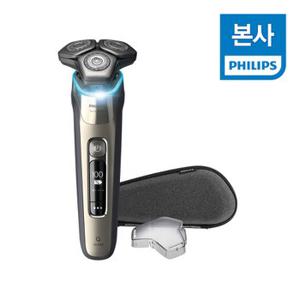 [쇼핑백+휴대용 면도기 증정]필립스 SkinIQ S9000 시리즈 전기면도기 애쉬골드 S9983/31