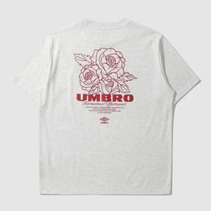 UMBRO 로즈 그래픽 반팔 티셔츠 (UP323CRS78-WMG0 )