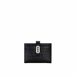 Magpie Card Wallet Croco (맥파이 카드지갑) Black_VQB3-1CW115-1BKXX